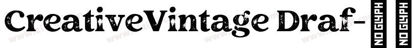 CreativeVintage Draf字体转换